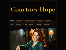 Tablet Screenshot of courtney-hope.com